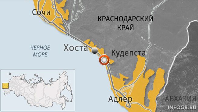 Поселок Кудепста Краснодарского края