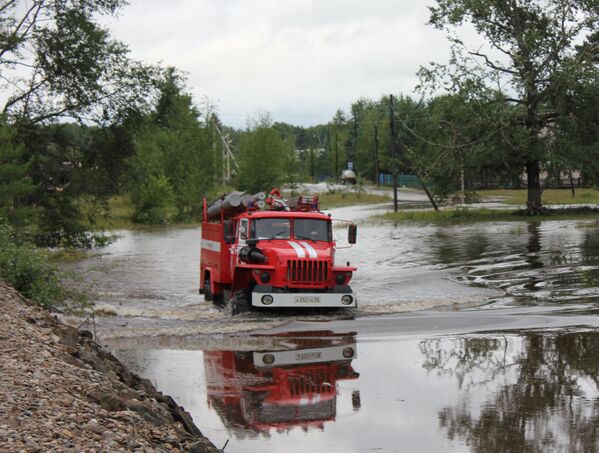Паводок в Ивановке в Амурской области