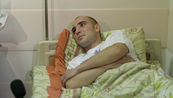 Оперуполномоченный Антон Кудряшов в больнице