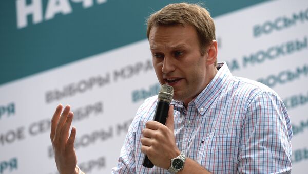 Кандидат в мэры Москвы Алексей Навальный. Архив