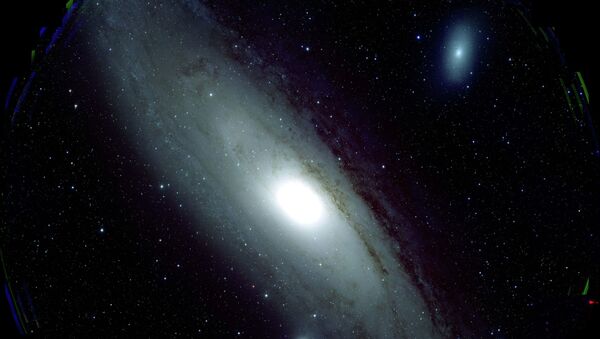 Снимок Туманности Андромеды - галактики М31 - сделанный камерой HSC телескопа Субару