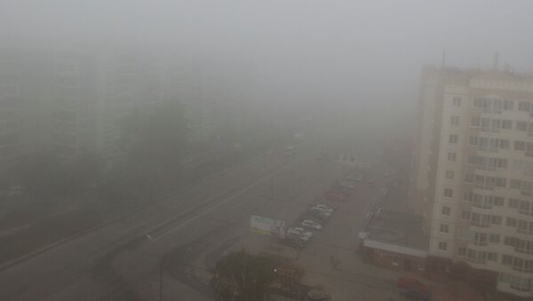 Туман в Томск