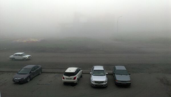 Туман в Кемерово. Архивное фото