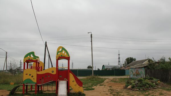 Детская площадка в поселке Высоково