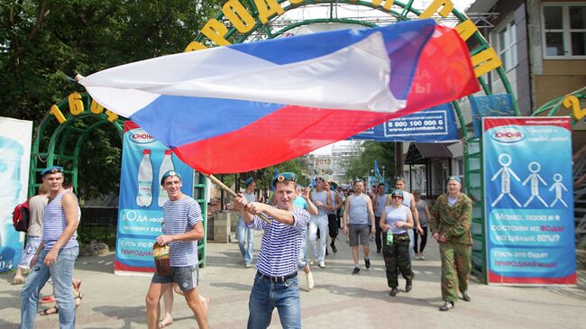 День десантника в Томске: купание в море эмоций, а не в фонтанах