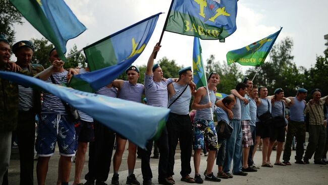 День ВДВ в Новосибирске