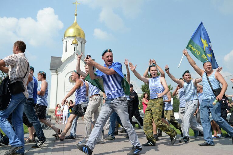 День ВДВ в Новосибирске