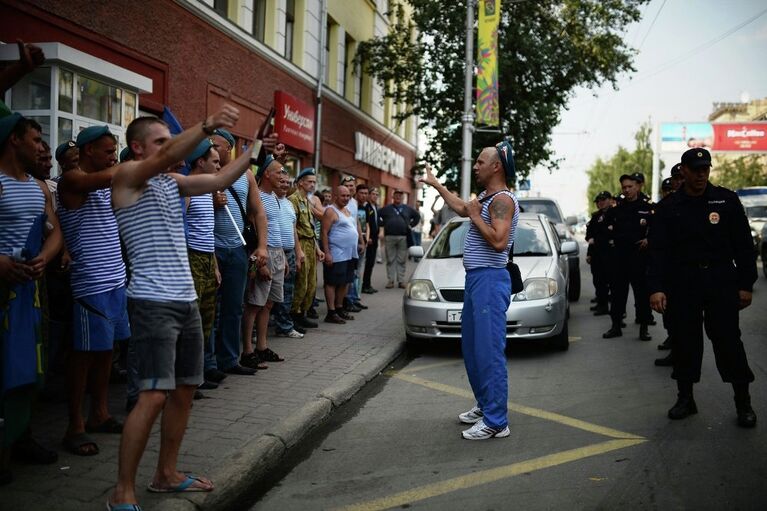 День ВДВ в Новосибирске