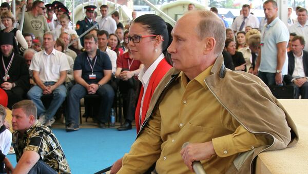 Встреча В.Путина с участниками молодежного форума Селигер-2013