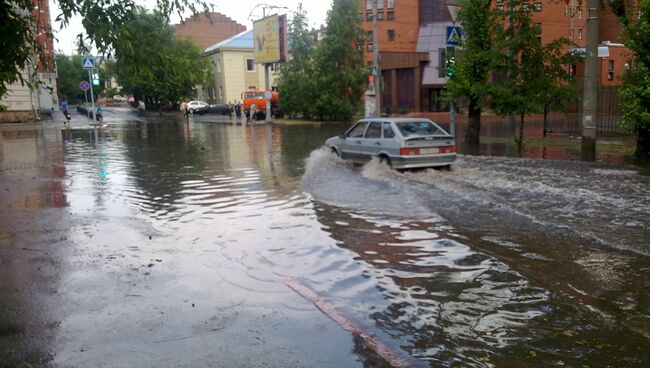 Ливень в Томске