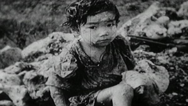Атомный взрыв над Хиросимой 6 августа 1945 года. Кадры из архива