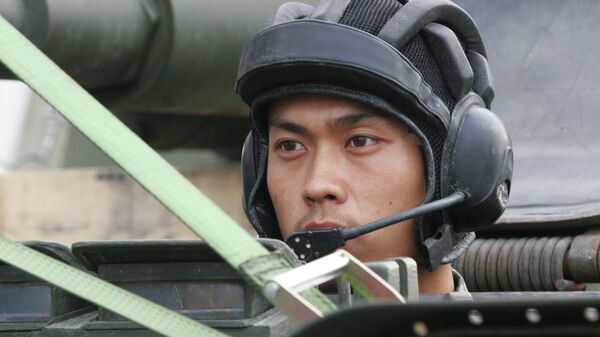Китайский танкист. Архивное фото