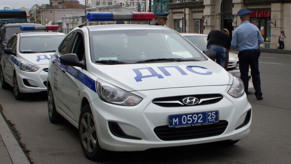 Автомобиль ДПС во Владивостоке