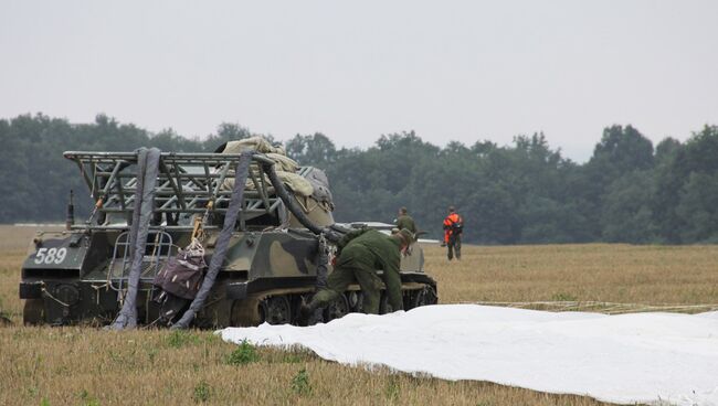 Учения ВДВ под Прохоровкой