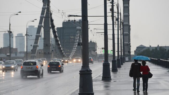 Погода в Москве. Архивное фото