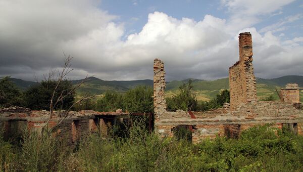 Грузинские села Южной Осетии, сожженные после войны. Архив