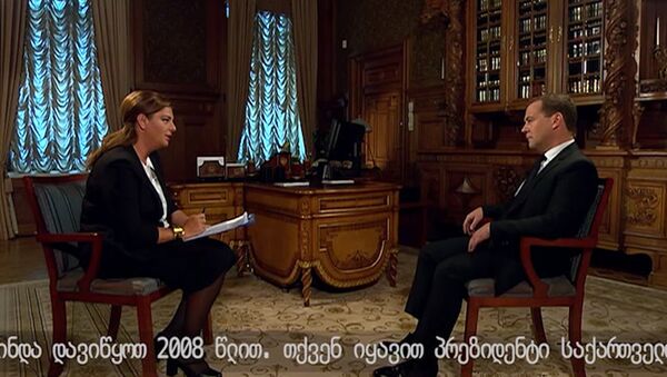 Медведев в интервью Рустави-2 дал оценку действиям Грузии в августе 2008-го