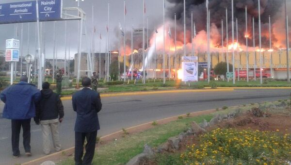 Пожар в аэропорту Найроби, Кения
