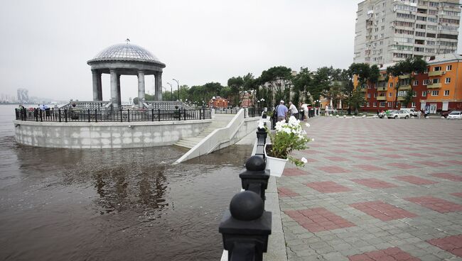 Подготовка к паводку в Благовещенске