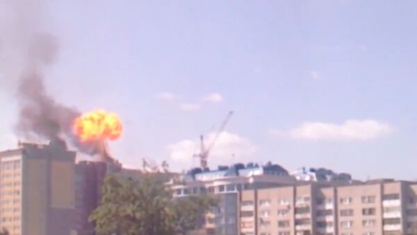 На крыше ивановской многоэтажки взорвался баллон с газом