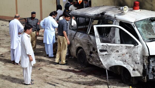 Взрыв в мечети в Пакистане