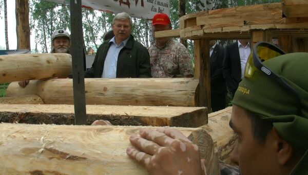 Томский губернатор открыл первый сельский парк в регионе
