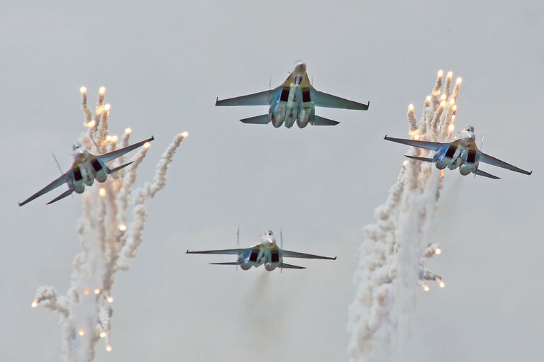 Пилотажная группа Липецкого авиацентра Соколы России