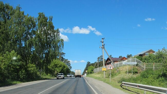 Дорога в село. Архивное фото