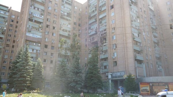 Взрыв газа в доме в Луганске