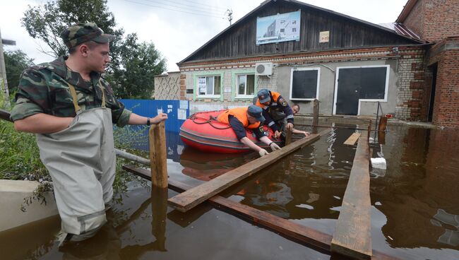 В Амурской области растет число подтопленных домов