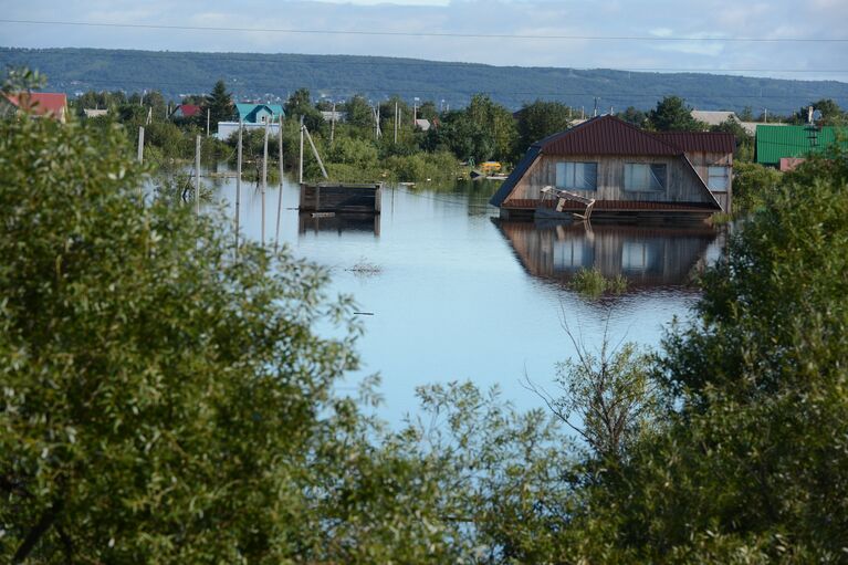 В Амурской области растет число подтопленных домов