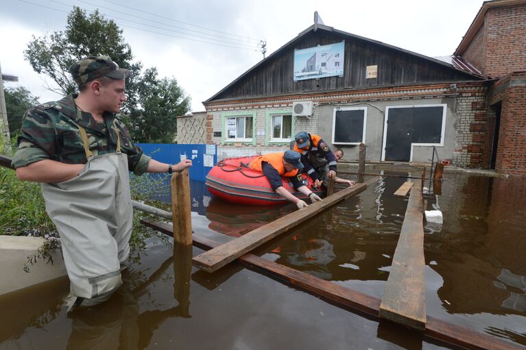 В Амурской области растет число подтопленных домов