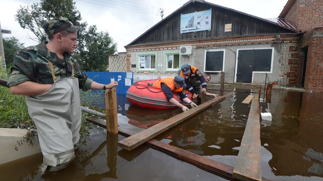 В Амурской области растет число подтопленных домов