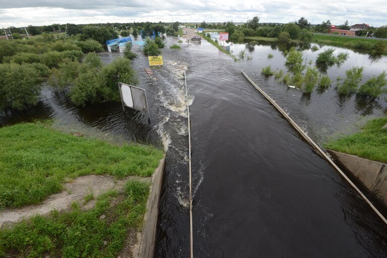 В Амурской области растет число подтопленных домов