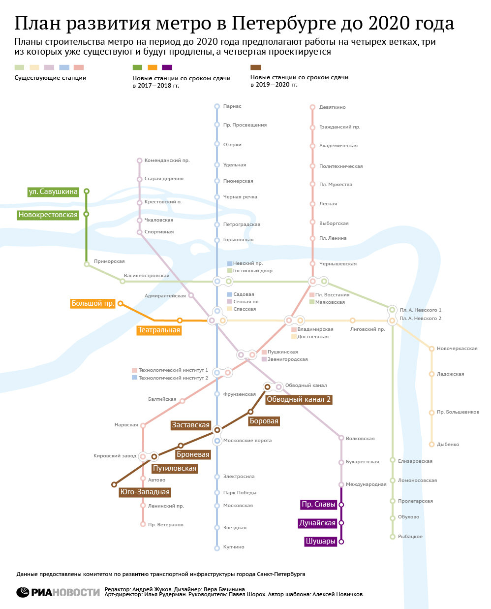 План развития питерского метро