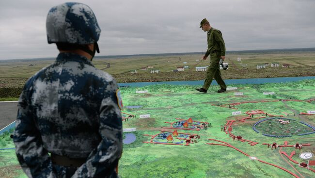 Совместное российско-китайское учение Мирная миссия-2013. Архивное фото