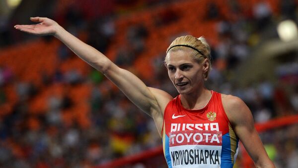 Российская спортсменка Антонина Кривошапка. Архивное фото