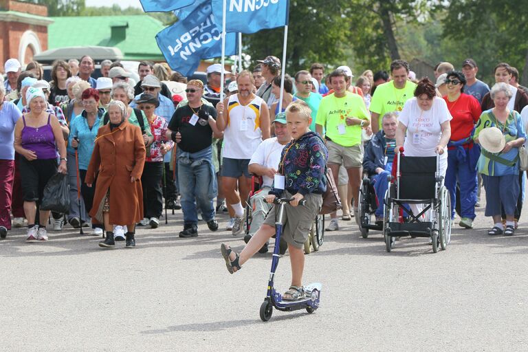 Каждого добежавшего, дошедшего, доехавшего до финиша в реабилитационном центре встречали как победителя Каждого добежавшего, дошедшего, доехавшего до финиша в реабилитационном центре встречали как победителя