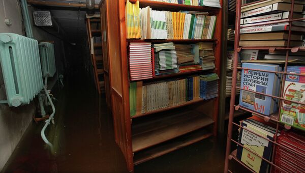 От паводка пострадали и библиотеки