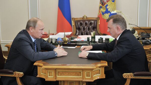 Встреча В.Путина с В.Кулишовым