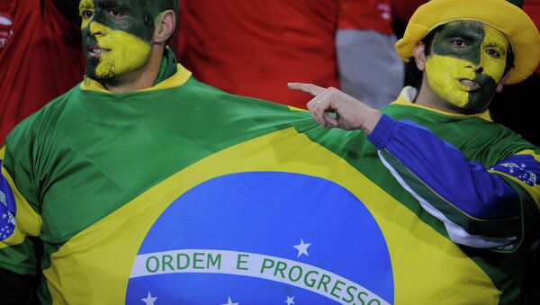 Футбол. ЧМ-2010. Матч Бразилия - Чили 3:0