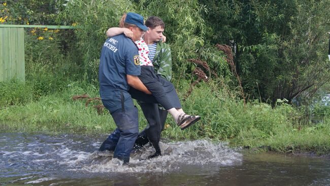 Эвакуация в Ленинском районе Еврейской автономной области