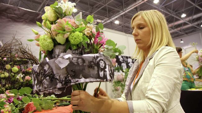 Выставка цветов в Новосибирске, архивное фото