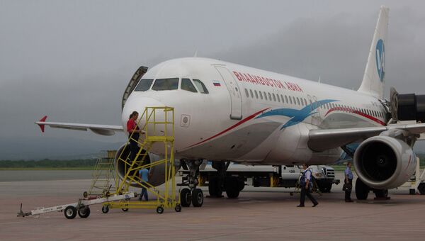 Самолет авиакомпании Владивосток Авиа. Архивное фото.