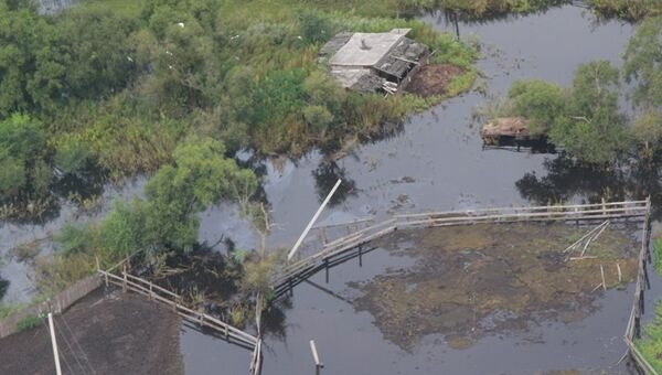 Прорвавшаяся дамба в Приамурье затопила почти 60 домов