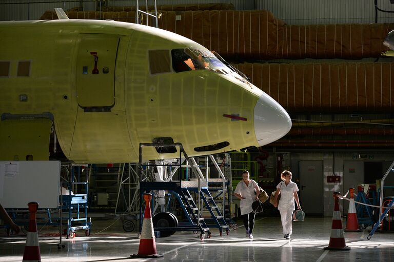 Сборка самолетов Sukhoi Superjet в Комсомольске-на-Амуре