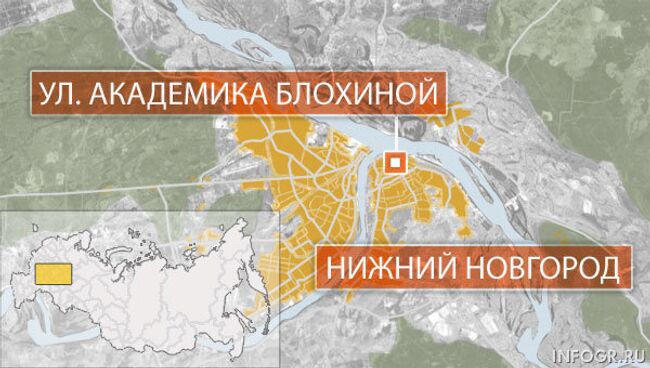 Улица Академика Блохиной в Нижнем Новгороде