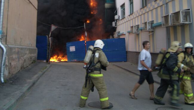 Пожар в Нижнем Новгороде