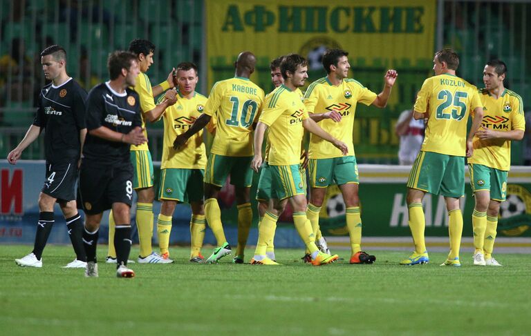 Игровой момент матча Кубань - Мотеруэлл Игровой момент матча Кубань - Мотеруэлл