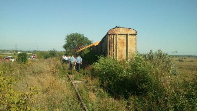 Три вагона тротила перевернулись под Самарой